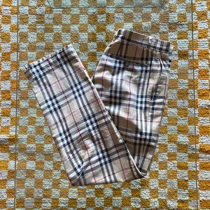 Vintage Burberry London Classic Check Pants